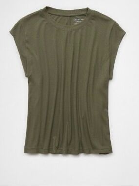 American Eagle Outfitters Olive Green Sleeveless Tank Top
